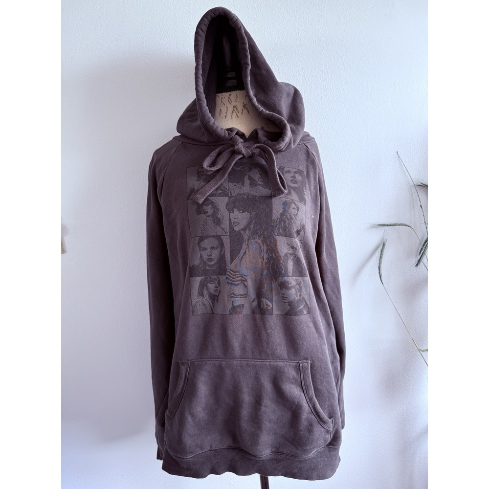 Taylor Swift The‎ Eras USA Tour Hoodie Sweater 2-Sided Gray XL Official Merch - Picture 5 of 10